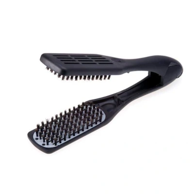 Afbeelding van Denman Thermoceramic Straightening Brush D79 Dubbel Zwart Borstel