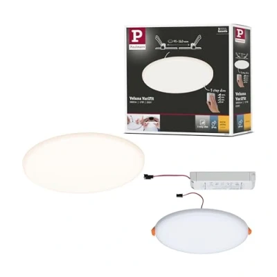Afbeelding van Paulmann Veluna paneel VariFit IP44 Plafonniere 3000K 3 step dim 185mm