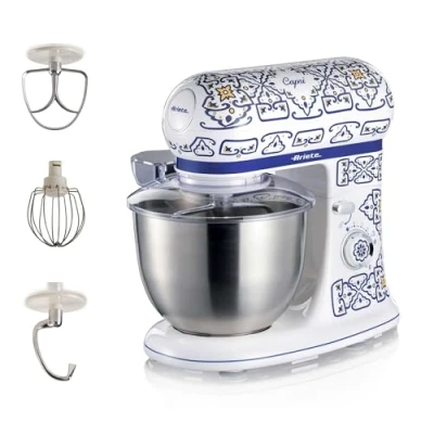 Afbeelding van Ariete Capri 1588 Italiaans design keukenmachine 5.5 liter 3 accessoires 2400 Watt 7 snelheden
