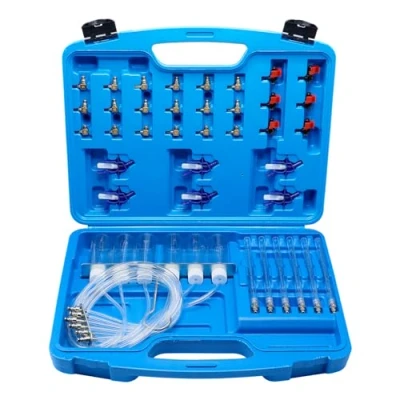Afbeelding van CCLIFE CDI Common Rail Injector Diesel Terugstroomtester Injectortester met 24 adapters en adapter