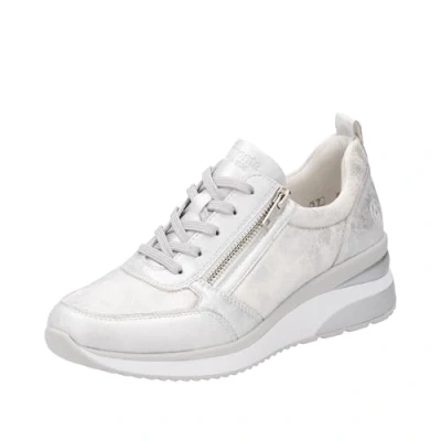 Afbeelding van Remonte D2401 Lage damessneakers, zilver., 41 EU