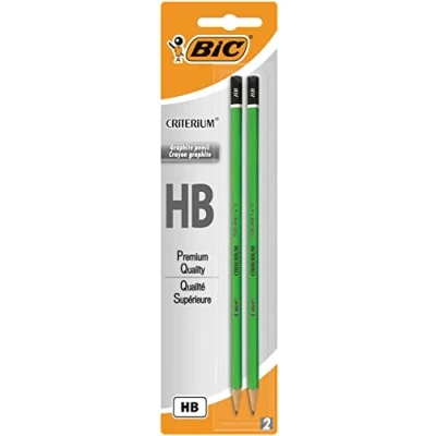 Afbeelding van BIC Criterium 550 potloden, HB, 2 stuks