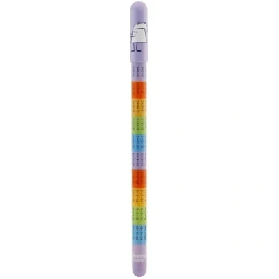 Afbeelding van Uitwisbare pen met gum, KEERTAFEL, gelpen, blauwe inkt, schoolgebruik, 0,5 mm