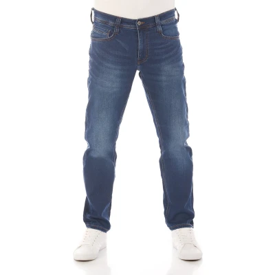 Afbeelding van Mustang REAL X Oregon Jeans Tapered Fit, Heren, Maat: 33x32, Denim blue