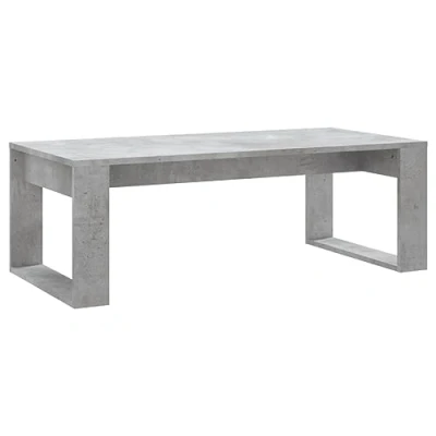 Afbeelding van Salontafel 102x50x35 cm bewerkt hout betongrijs