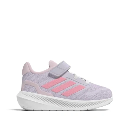 Afbeelding van adidas Runfalcon 5 schoenen voor kinderen, lage schoenen, geen voetbal, uniseks IJs Lavender/Ftwr Wit/Helder Roze