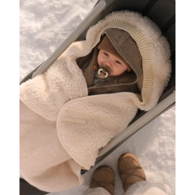 Afbeelding van Alwero Wikkeldeken voor Maxi Cosi beige/naturel