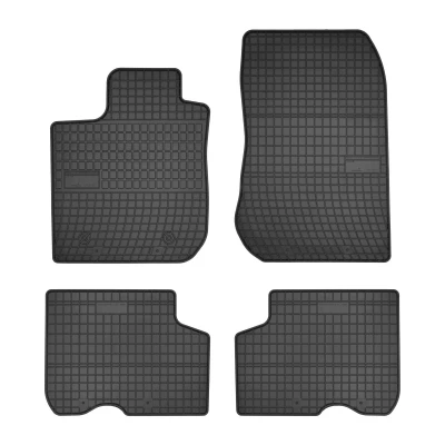 Afbeelding van FROGUM 542636 Vloermatset Rubber voor en achter 4 Zwart DACIA: LOGAN 2
