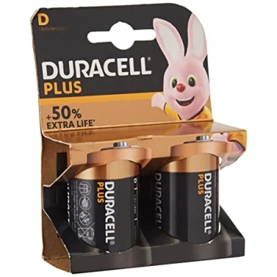 Afbeelding van Duracell batterij D super alkaline LR20