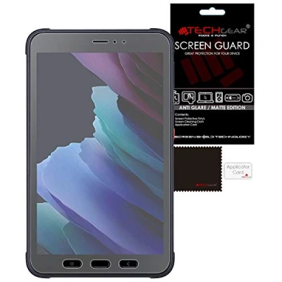 Afbeelding van TECHGEAR Displaybeschermfolie voor Samsung Tab Active 3 8 inch (SM T570/T575/T577), anti verblinding, mat, compatibel met Galaxy 8, 2 stuks