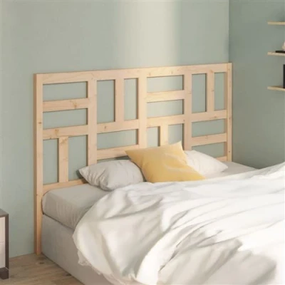 Afbeelding van Hoofdbord 126x4x104 cm massief grenenhout