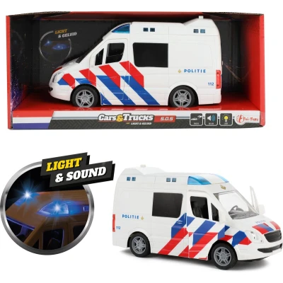 Afbeelding van Toi Toys Cars &amp; Trucks Politiebus + Licht En Geluid