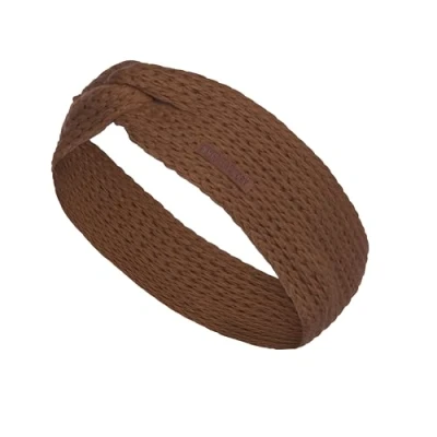 Afbeelding van Knit Factory Oorwarmers, Dames, Maat: One Size, Tobacco