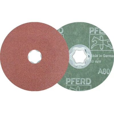 Afbeelding van PFERD 64190008 Combiclick korrel fiberschijf Ø 115 mm A 80 voor universele toepassingen Diameter 115 mm