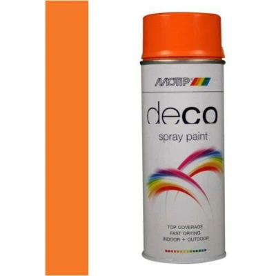 Image de Motip Deco Laque En Spray Brillant 0,4l Orange Pastel
