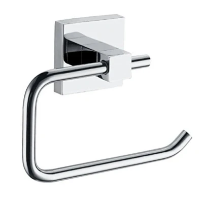 Afbeelding van moderne wandhouder wc papier badkamer weefsel Rack ， verchroomde roestvrij staal, zilver, SQUARE basis