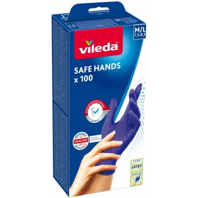 Afbeelding van Vileda Safe Hands Handschoenen 100 Stuks