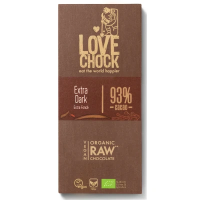 Afbeelding van Lovechock Extra Dark 93% Cacao Bio 70g