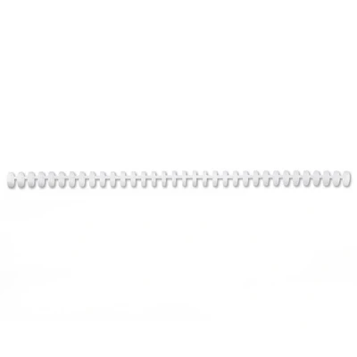 Image de GBC Baguettes à relier plastiques ClickBin, format A4, 8 mm, Blanc pqt 50