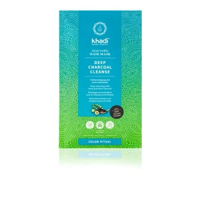Afbeelding van Khadi Deep Charcoal Cleanse 50g haarmasker Unisex