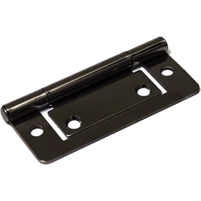 Afbeelding van Louvredeurscharnier staal vernikkeld 75x35 mm