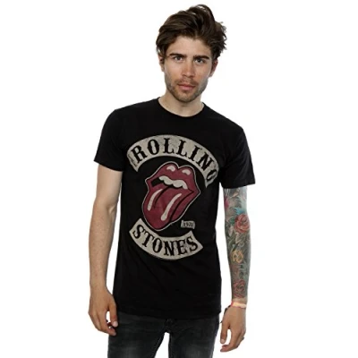 Image de The Rolling Stones T shirt &#039;78 Tour hommes noir Taille XL