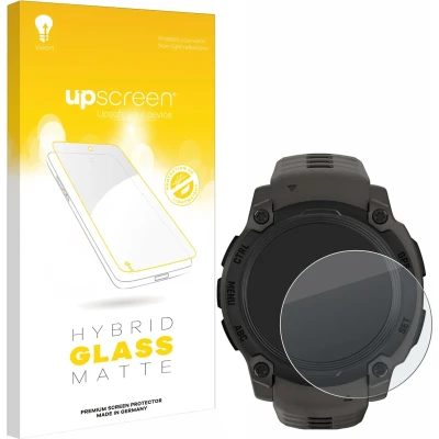Afbeelding van upscreen Schutzglas Schutzfolie Displayschutz Display Schutz Glas Folie matt, Smartwatch beschermfolie, Grijs