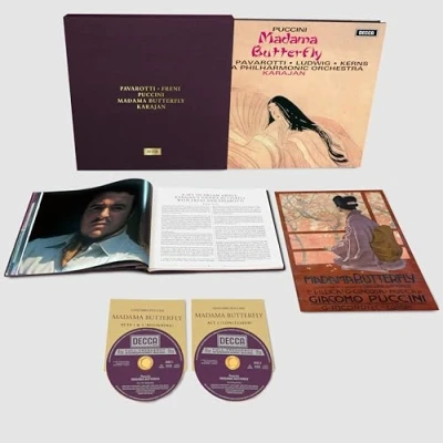 Afbeelding van Mirella Freni, Luciano Pavarotti, Christa Ludwig, Wiener Philharmoniker &amp; Herbert Von Karajan Puccini: Madama Butterfly (2 SACD) (Remastered)