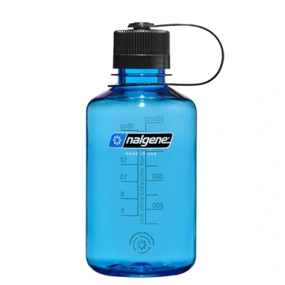 Afbeelding van Nalgene Narrow Mouth Sustain Drinkfles 500 Ml Slate Blauw Drinkflessen