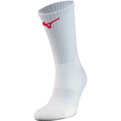 Afbeelding van Mizuno Handball Socks pair Wit/red Dames/Heren Maat L