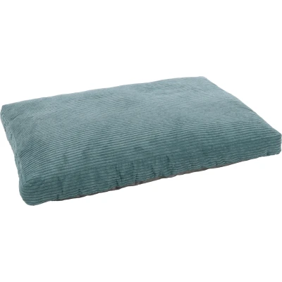 Afbeelding van Flamingo Velluto Kussen Honden Rechthoekig+rits+ Rand Blauw 100x70x12cm 1st 138749