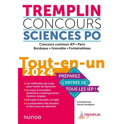 Image de Tremplin Concours Sciences Po Tout en un 2024
