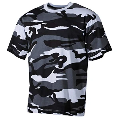 Afbeelding van MFH US T Shirt Skyblue camouflage 170 g/m² MAAT L
