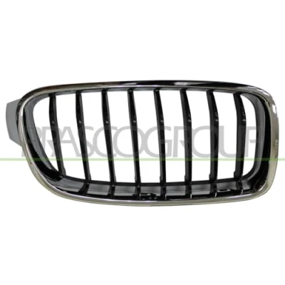 Afbeelding van PRASCO Premium BM0282023 Grille Auto rechts Zwart BMW: 3 Touring, Saloon