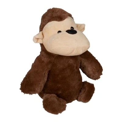 Afbeelding van Relaxdays deurstopper aap deurstop grond knuffel zandvulling kinderkamer stof