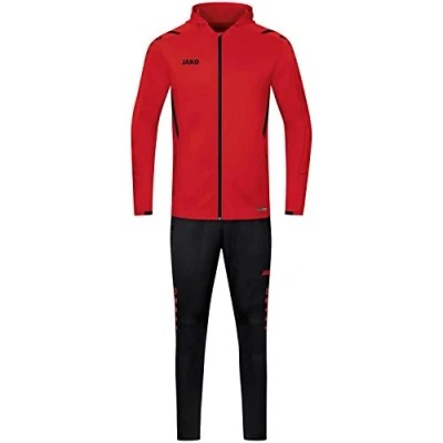 Afbeelding van Trainingspak met kap Challenge Rood/zwart / 140
