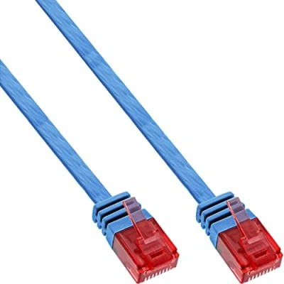 Afbeelding van InLine Patchkabel plat (U/UTP, CAT6, 7 m), Netwerkkabel
