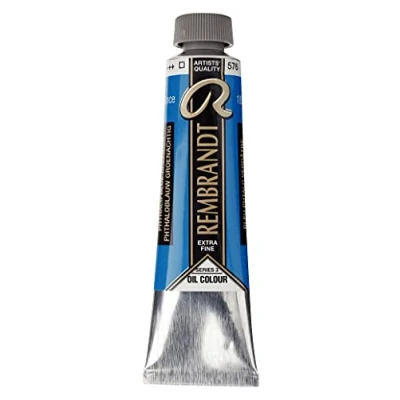 Afbeelding van Rembrandt Olieverf Tube 40 ml Phtaloblauw Groenachtig 576
