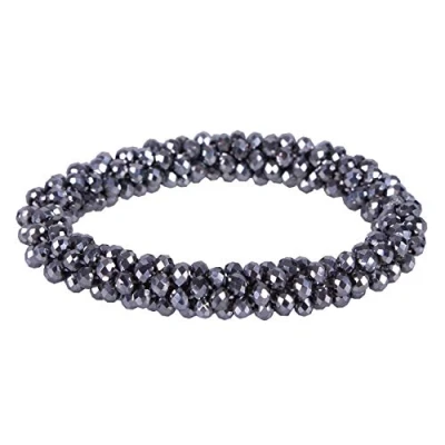 Afbeelding van QHP Shine knotband zwart