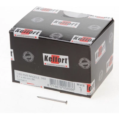 Afbeelding van Kelfort draadnagel bombe kop RVS 2.1 x 40mm 1kg