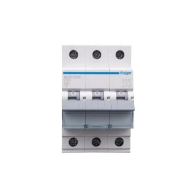 Afbeelding van hager polo 3250614313981 stroomonderbreker 3P C, 20 A, 6 kA AC, MCN320E