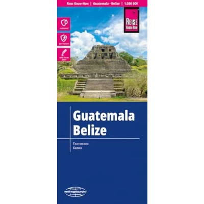 Afbeelding van Reise Know How Landkarte Guatemala, Belize (1:500.000)