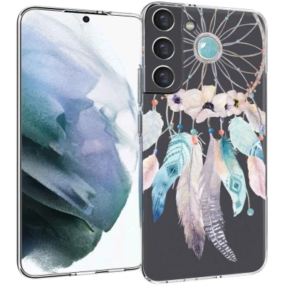 Afbeelding van iMoshion hoesje Geschikt voor Samsung Galaxy S22 Plus Siliconen Design Meerkleurig / Dreamcatcher