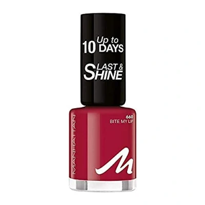 Afbeelding van Manhattan Last &amp; Shine nagellak, nr. 660 Bite My Lip, per stuk verpakt (1 x 8 ml)