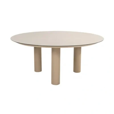 Afbeelding van Taste Donato ronde dining tuintafel Ø160 cm. Latte