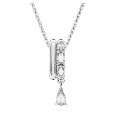 Afbeelding van Swarovski dames Dextera ketting met kristal in de kleur Zilver