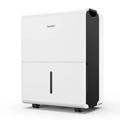 Image de COMFEE&#039; Déshumidificateur 50L/jour, 4 Modes, Mode Intelligent, Sèche linge, Minuterie 24H,Grand Réservoir 6L, Drainage continu, Pour pièce de 100m²/250m3, MDDP 50DEN7, Garage, Sous sol