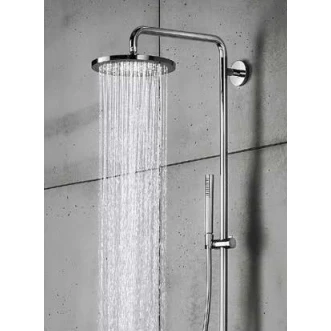 Afbeelding van SB Round Regendouche hoofddouche kunststof 20 cm Chroom 1208955599