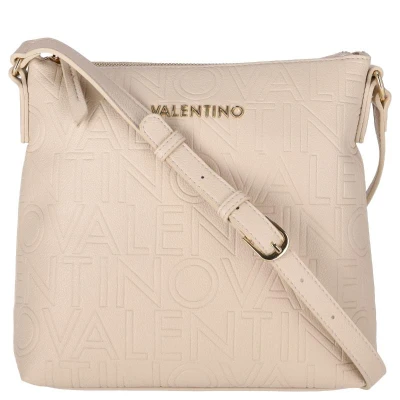 Afbeelding van Valentino Bags Kleine Crossbodytas / Schoudertas Dames Pansy Logo Print Beige
