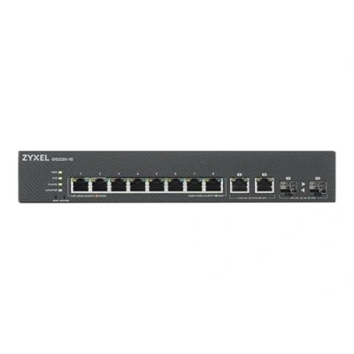 Image de Zyxel GS2220 10 Commutateur Géré 8 x 10/100/1000 + 2 SFP Gigabit combiné Montable sur rack, fixation murale
